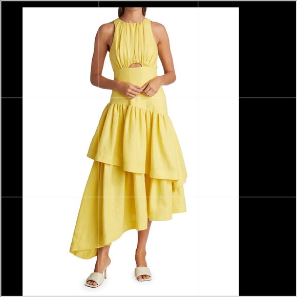 Aje Scent Of Summer Caliente Midi-Dress. Size US 4 and 12. $575. - Picture 2 of 16
